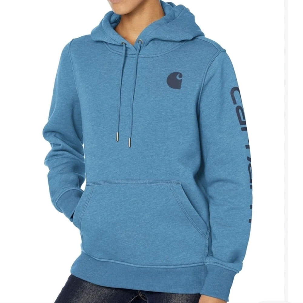 Carhartt Clarksburg Graphic Sleeve Hoodie Women's Relaxed Fit Size XS